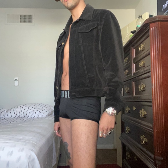 YSL Rive Gauche Suede Mens Jacket - Picture 4 of 5